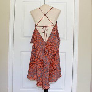 DEJAVU Dress with Open Back and Tie